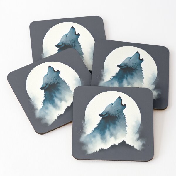 Item preview, Majestic wolf howling designed and sold by Giuseppe Cammino.