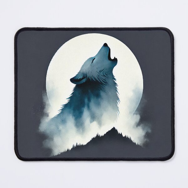 Item preview, Majestic wolf howling designed and sold by Giuseppe Cammino.
