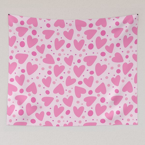 Item preview, Pastel pink hearts  designed and sold by pinkyfish1010.