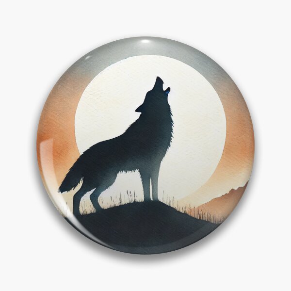 Item preview, Majestic wolf howling designed and sold by Giuseppe Cammino.