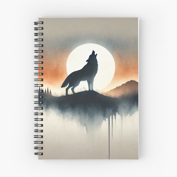 Item preview, Majestic wolf howling designed and sold by Giuseppe Cammino.