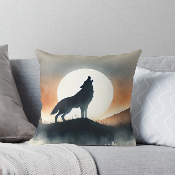Item preview, Majestic wolf howling designed and sold by Giuseppe Cammino.