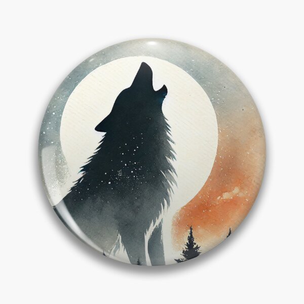 Item preview, Majestic wolf howling designed and sold by Giuseppe Cammino.