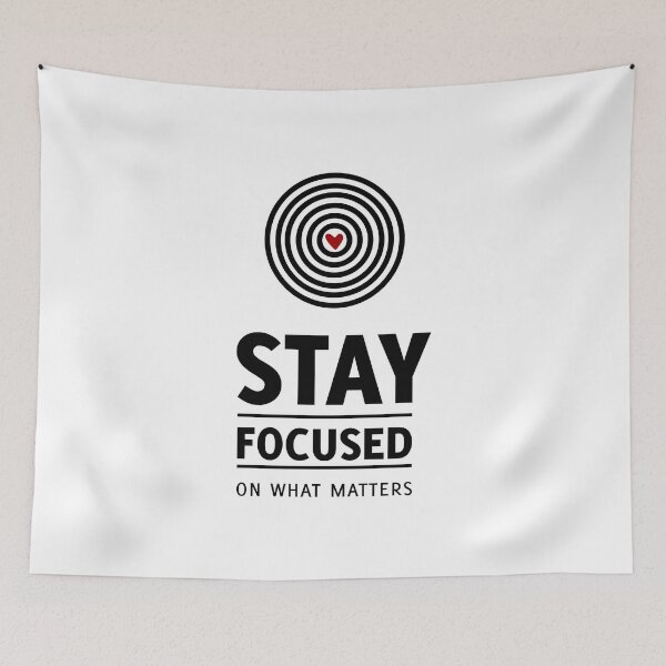 Item preview, Stay Focused – Heart-Centered Design, Unique designed and sold by villacreativa.