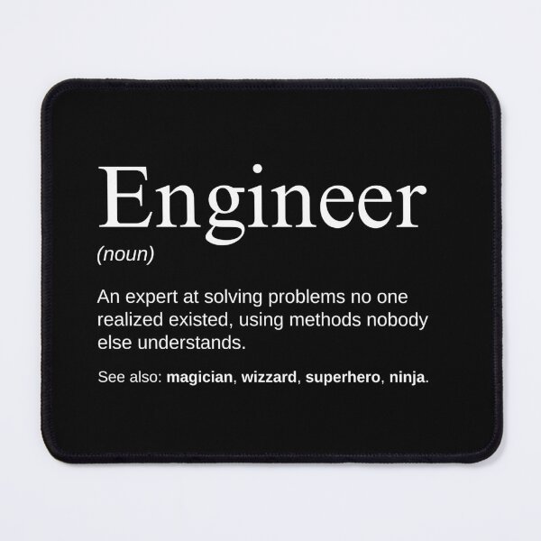 Item preview, Engineer Funny Definition designed and sold by CuteLovelyDesigns.