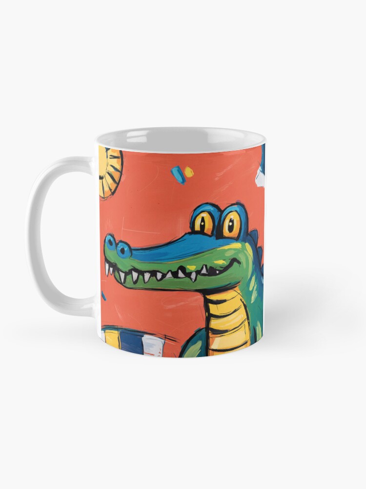 Thumbnail 3 of 6, Coffee Mug, Alligator designed and sold by Patricks-Art.