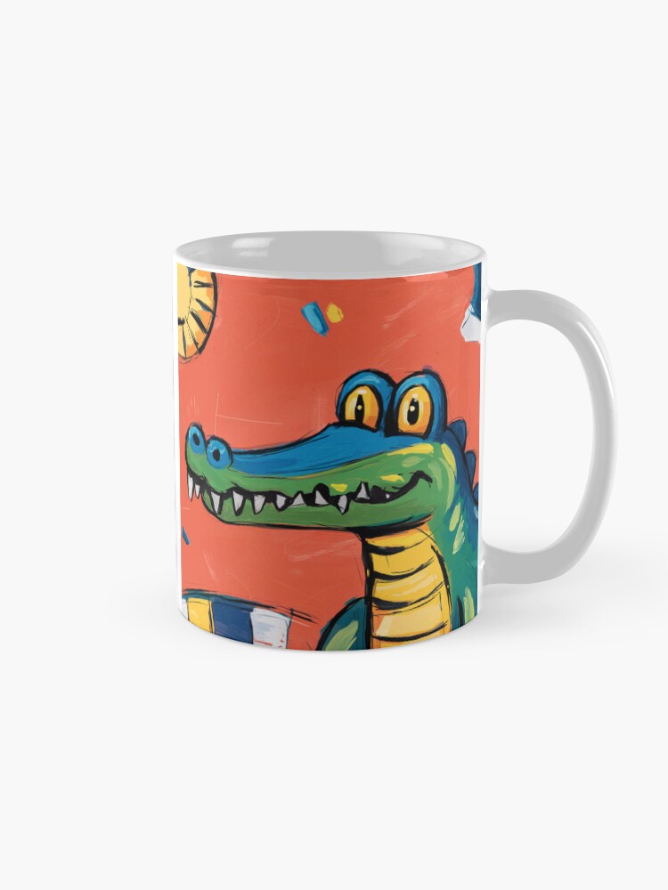 Thumbnail 5 of 6, Coffee Mug, Alligator designed and sold by Patricks-Art.