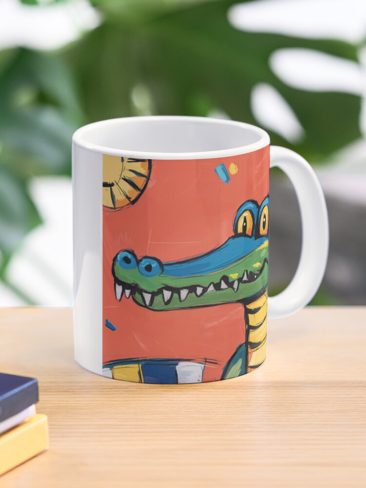 Thumbnail 1 of 6, Coffee Mug, Alligator designed and sold by Patricks-Art.