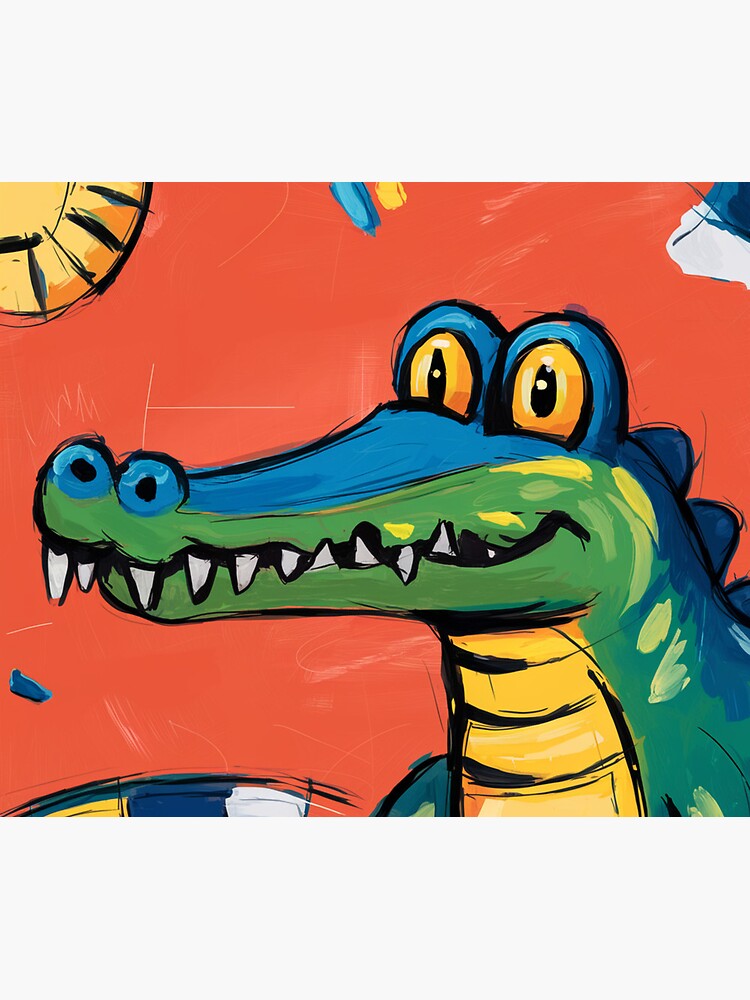 Thumbnail 5 of 5, Mouse Pad, Alligator designed and sold by Patricks-Art.
