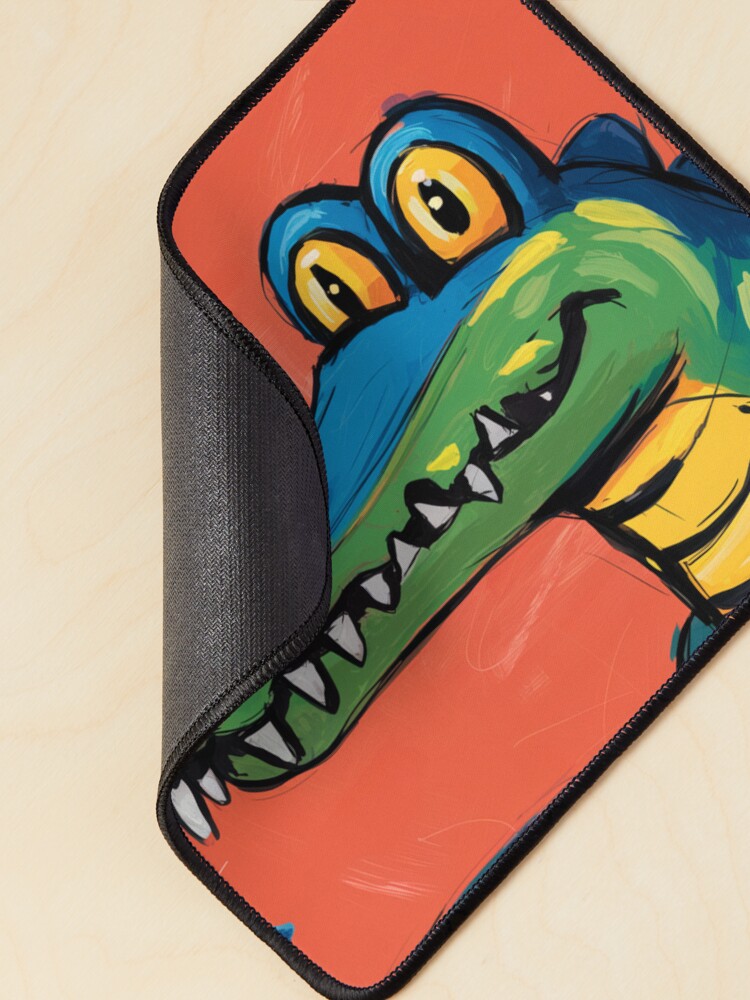 Thumbnail 2 of 5, Mouse Pad, Alligator designed and sold by Patricks-Art.