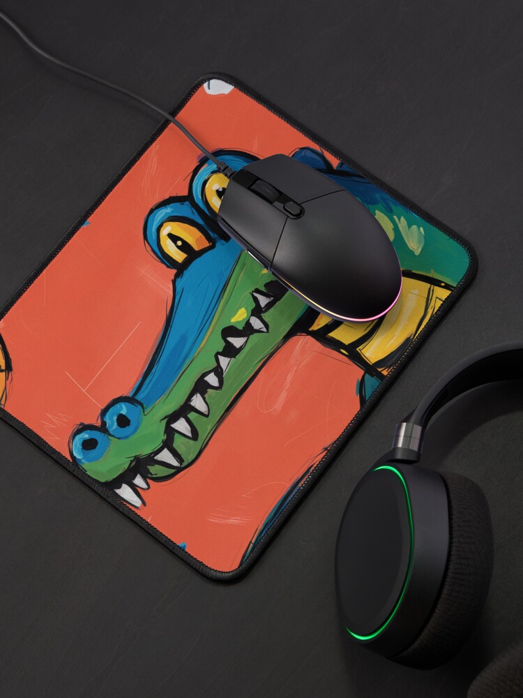 Thumbnail 4 of 5, Mouse Pad, Alligator designed and sold by Patricks-Art.
