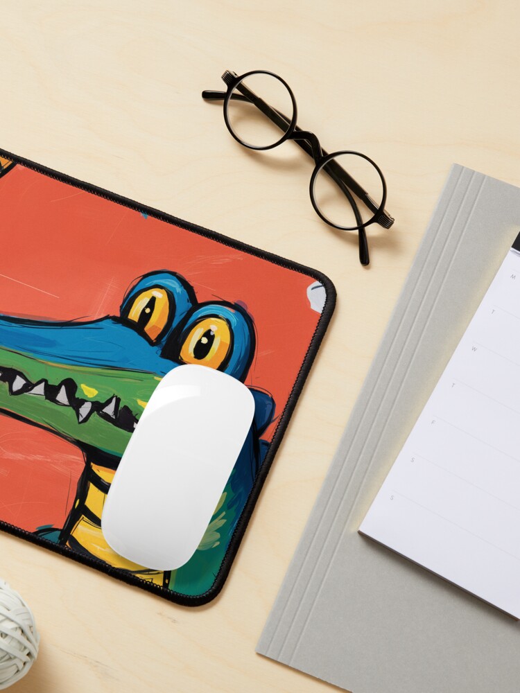 Thumbnail 3 of 5, Mouse Pad, Alligator designed and sold by Patricks-Art.