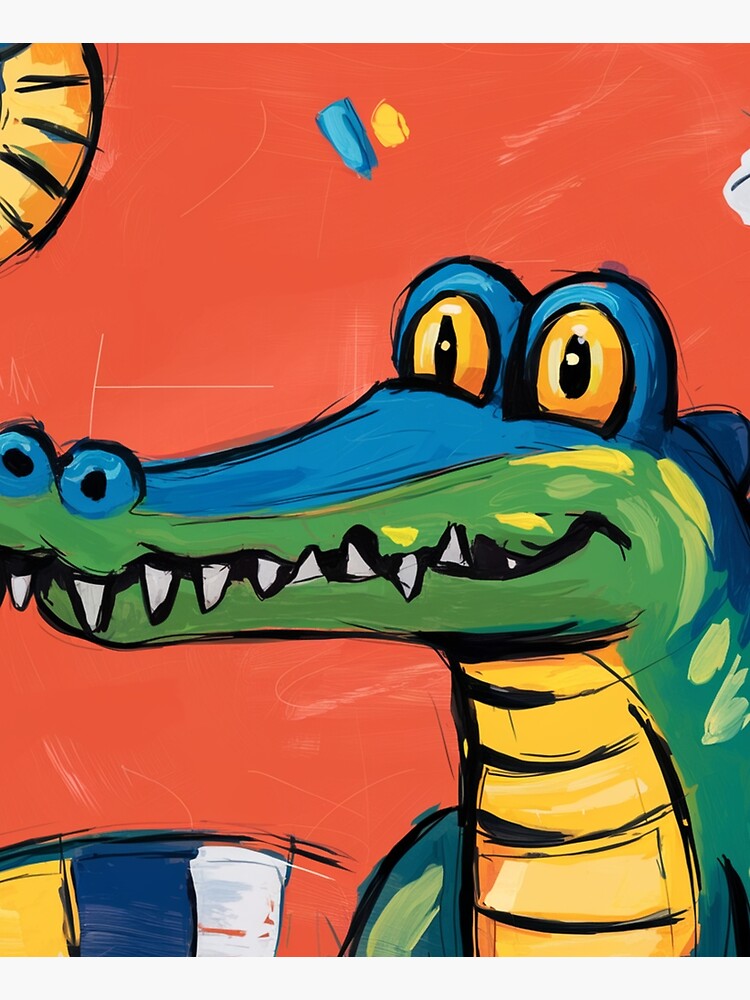 Thumbnail 6 of 6, Apron, Alligator designed and sold by Patricks-Art.