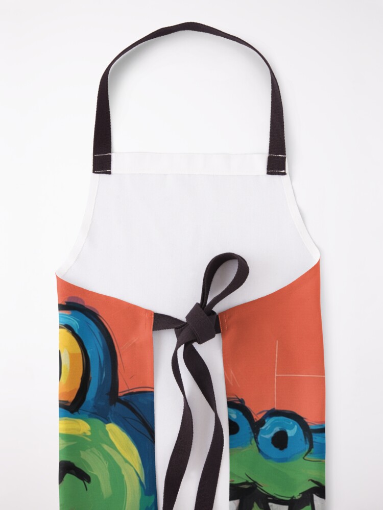 Thumbnail 5 of 6, Apron, Alligator designed and sold by Patricks-Art.