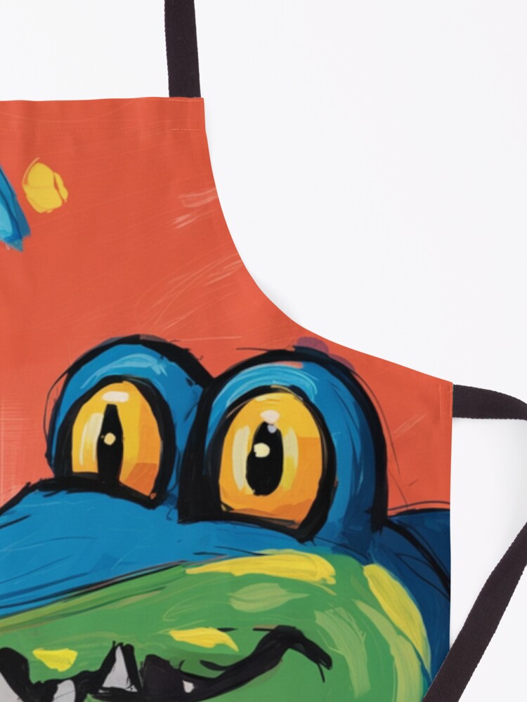 Thumbnail 3 of 6, Apron, Alligator designed and sold by Patricks-Art.