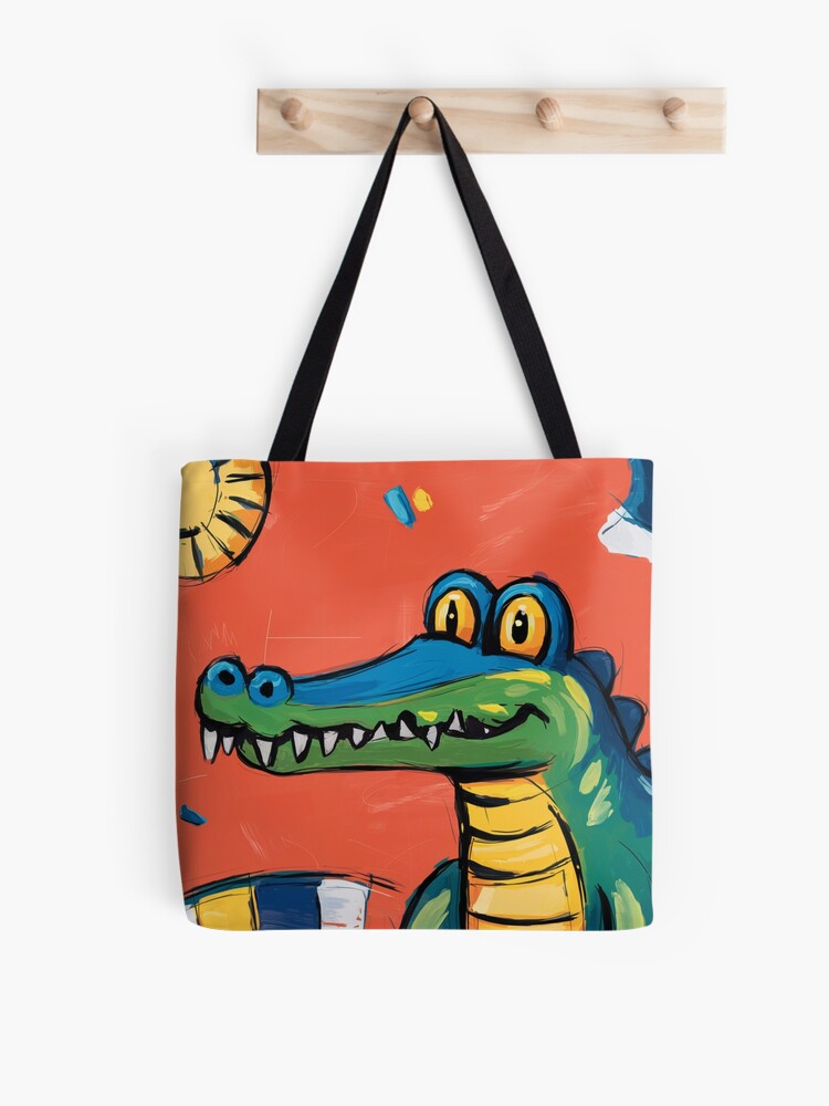 Thumbnail 1 of 2, Tote Bag, Alligator designed and sold by Patricks-Art.
