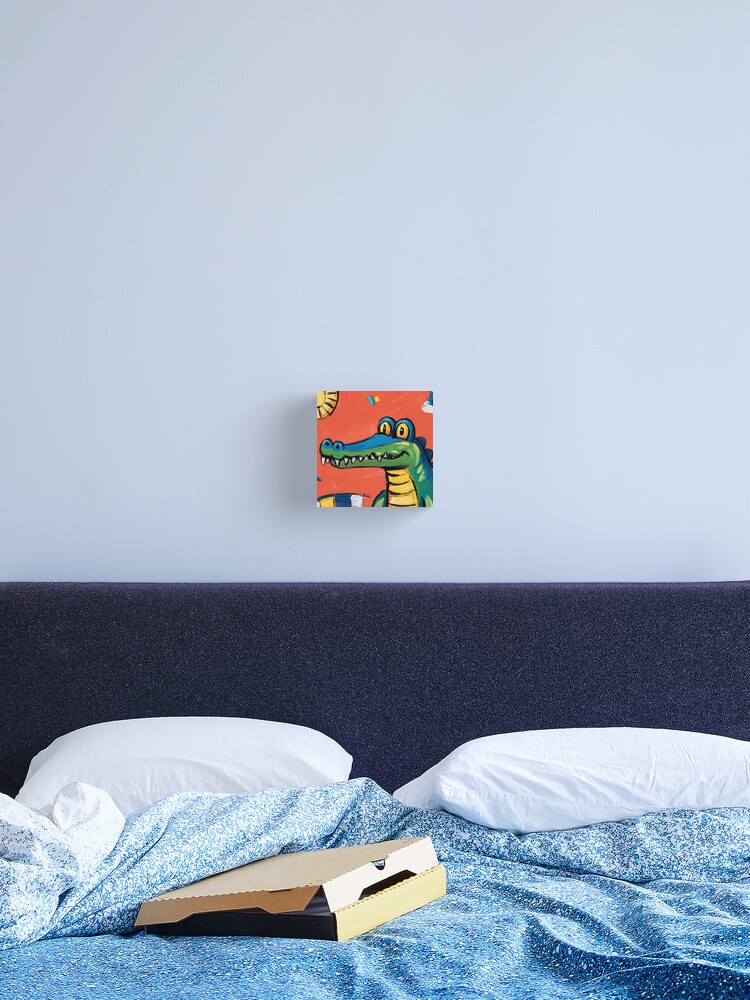 Thumbnail 2 of 3, Canvas Print, Alligator designed and sold by Patricks-Art.