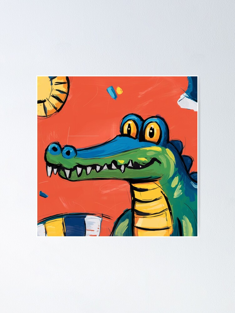 Thumbnail 1 of 3, Poster, Alligator designed and sold by Patricks-Art.