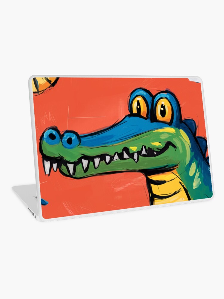 Thumbnail 1 of 2, Laptop Skin, Alligator designed and sold by Patricks-Art.