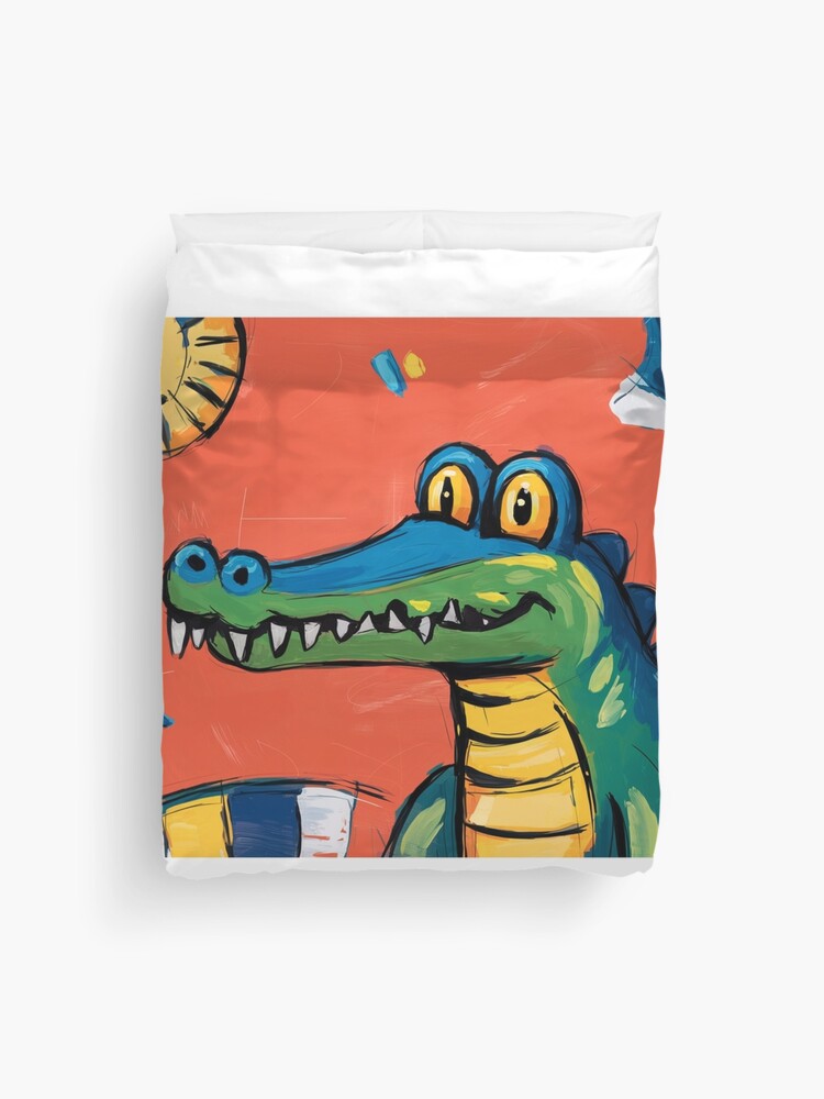 Thumbnail 1 of 2, Duvet Cover, Alligator designed and sold by Patricks-Art.