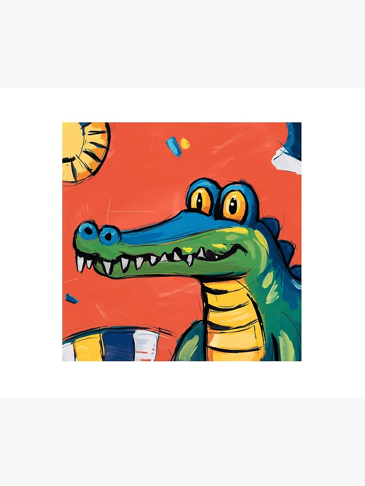 Thumbnail 2 of 2, Duvet Cover, Alligator designed and sold by Patricks-Art.