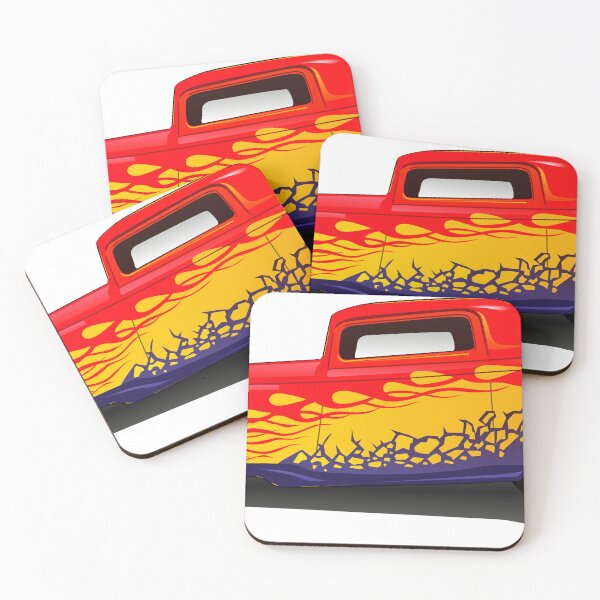 Item preview, hot rod american car flame vintage garage designed and sold by Achille3777.