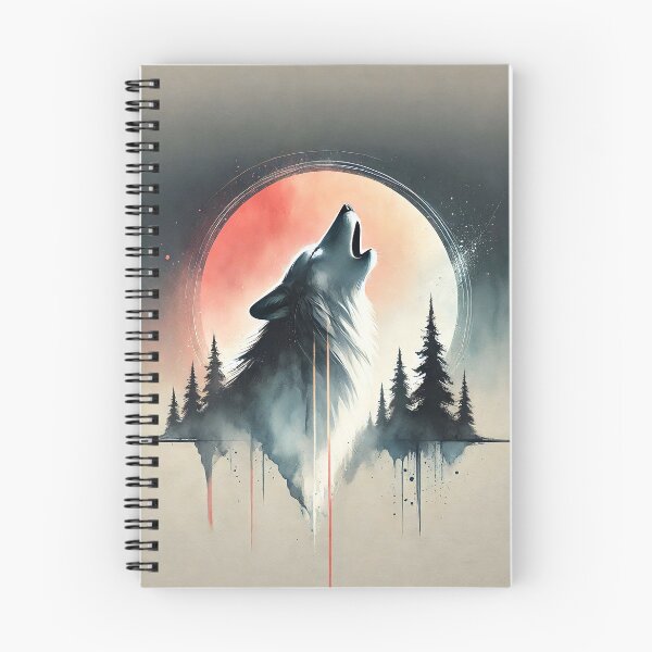 Item preview, Majestic wolf howling designed and sold by Giuseppe Cammino.