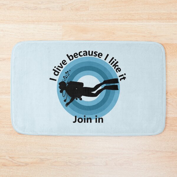 Item preview,  Sport - I dive because I like it - join me designed and sold by mikistudio.