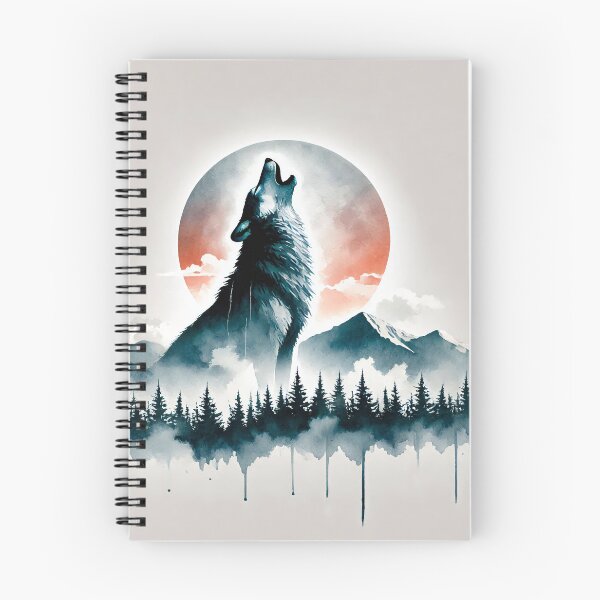 Item preview, Majestic wolf howling designed and sold by Giuseppe Cammino.