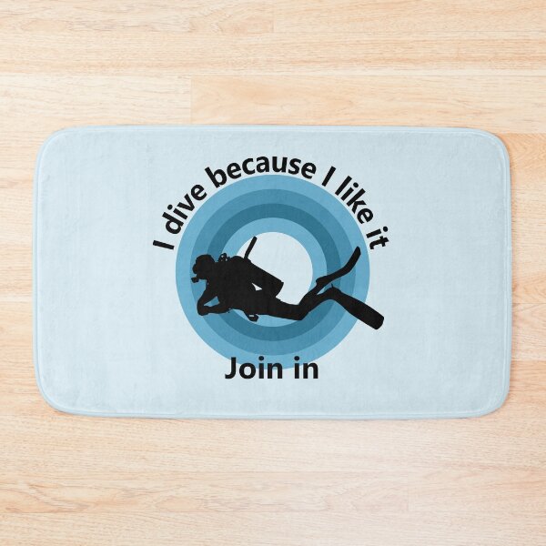 Item preview, Sport - I dive because I like it - join me designed and sold by mikistudio.