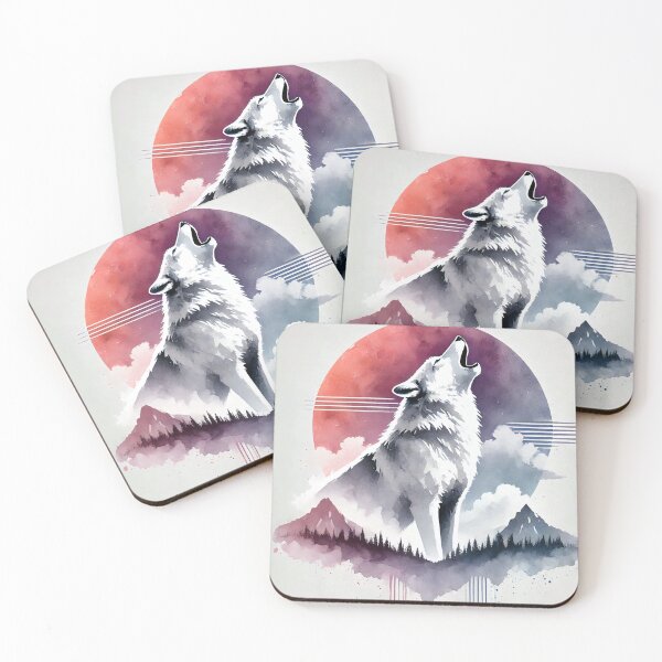Item preview, Majestic wolf howling designed and sold by Giuseppe Cammino.