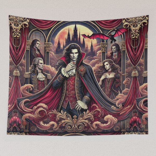 Item preview, Ethereal Royalty: Gothic Elegance - Matching Seamless Tiling Vampire Series designed and sold by Meta2Physical.