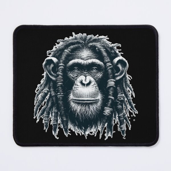 Item preview, Rasta Rastafari Chimp Monochromatic designed and sold by TomFrontierArt.