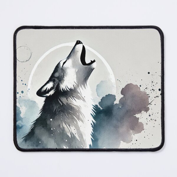 Item preview, Majestic wolf howling designed and sold by Giuseppe Cammino.