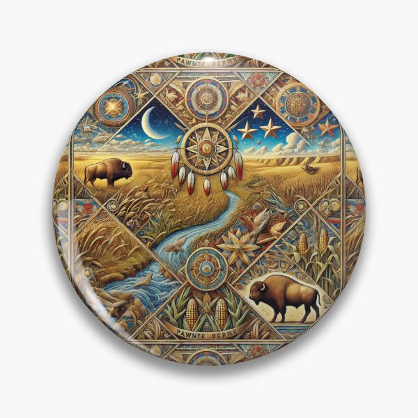 Item preview, Pawnee Tribe: An Ultra-Detailed Seamless Tribute to Nature and Spirit designed and sold by Meta2Physical.