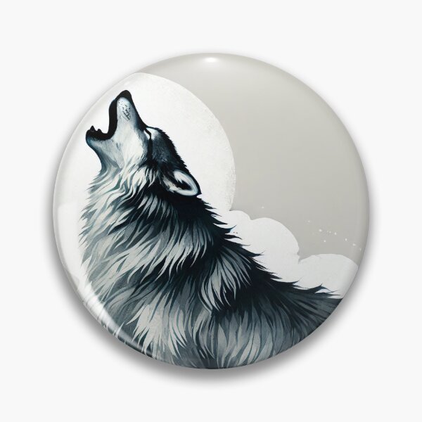 Item preview, Majestic wolf howling designed and sold by Giuseppe Cammino.