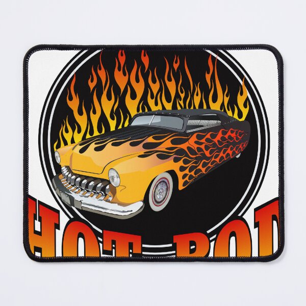 Item preview, hot rod vintage old car muscle american flame designed and sold by Achille3777.