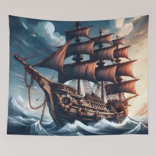 Item preview, Ghost Ship Rebellion designed and sold by LETHAL_OFFICIAL.