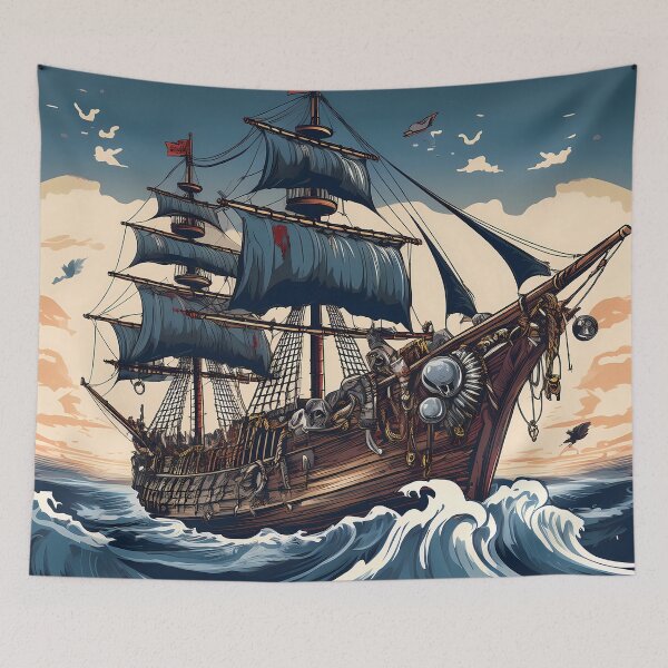 Item preview, Ghost Ship Rebellion designed and sold by LETHAL_OFFICIAL.
