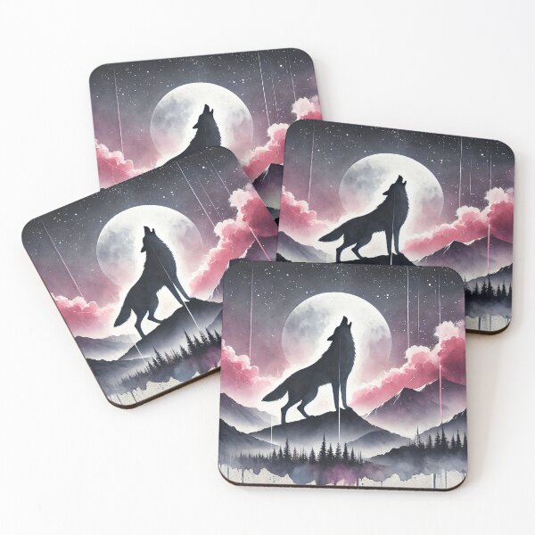 Item preview, Majestic wolf howling designed and sold by Giuseppe Cammino.