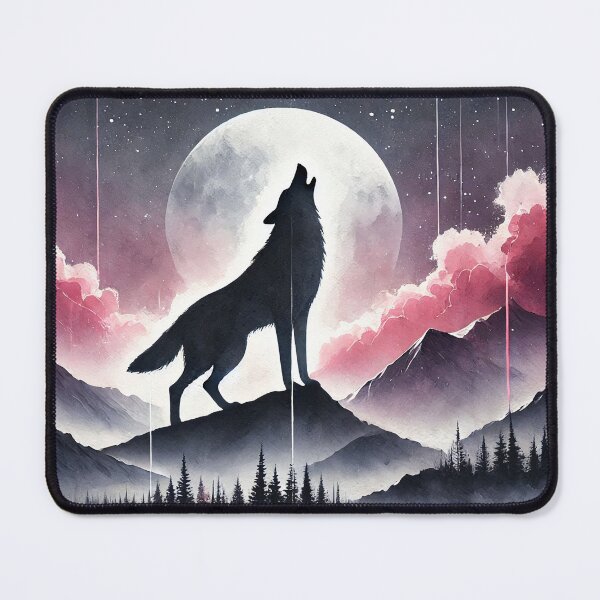 Item preview, Majestic wolf howling designed and sold by Giuseppe Cammino.
