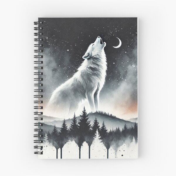 Item preview, Majestic wolf howling designed and sold by Giuseppe Cammino.