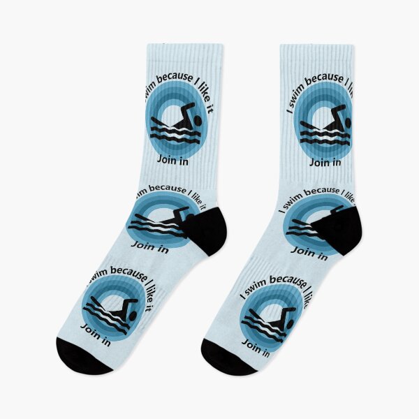 Item preview, Sport - I swim because I like it - join me designed and sold by mikistudio.