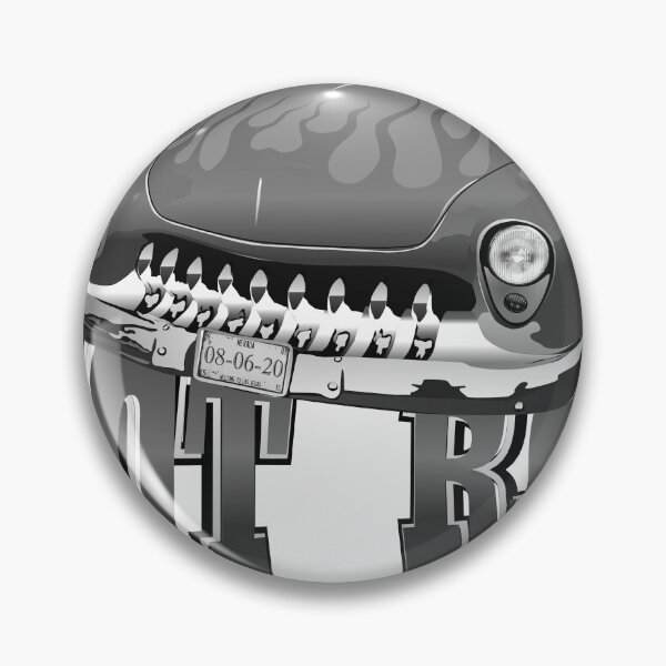 Item preview, hot rod car flame vintage logo muscle car designed and sold by Achille3777.