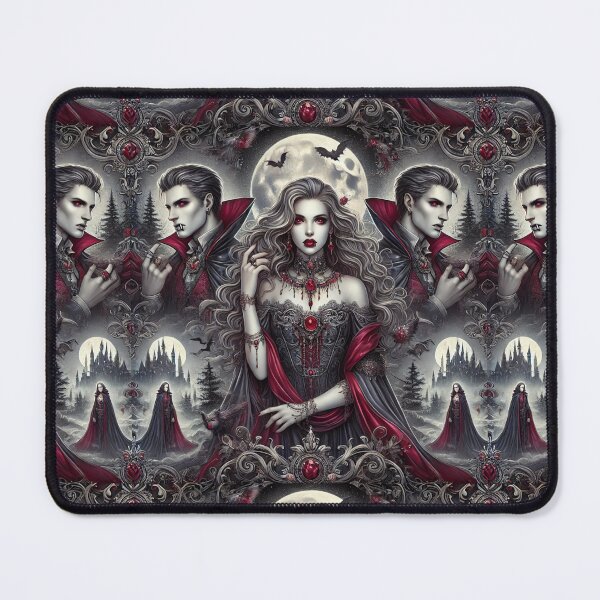 Item preview, Haunting Elegance: A Masterpiece in the Matching, Seamlessly-Tiling Vampire Series designed and sold by Meta2Physical.