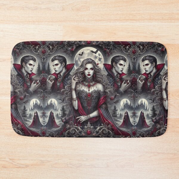 Item preview, Haunting Elegance: A Masterpiece in the Matching, Seamlessly-Tiling Vampire Series designed and sold by Meta2Physical.