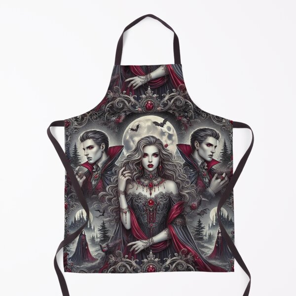 Item preview, Haunting Elegance: A Masterpiece in the Matching, Seamlessly-Tiling Vampire Series designed and sold by Meta2Physical.