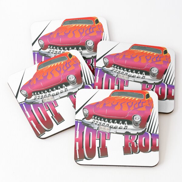 Item preview, hot rod car flame vintage muscle car american designed and sold by Achille3777.