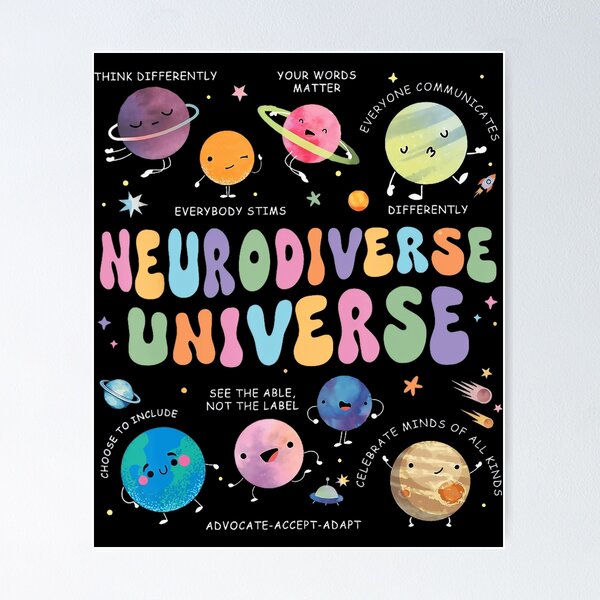 Item preview, Neurodiverse Universe Autism Awareness Understand Accept Love designed and sold by boombuddy.