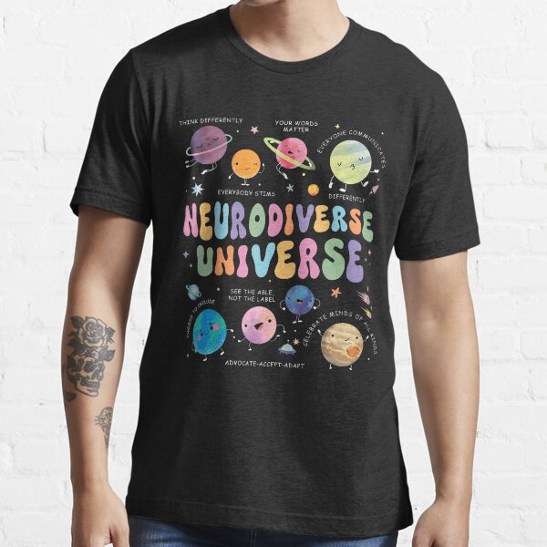 Vista previa del artículo con la obra «Universo Neurodiverso Concienciación sobre el Autismo Entender Aceptar Amar», diseñado y vendido por boombuddy.